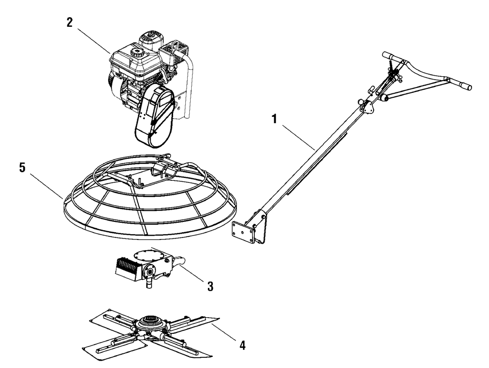 Main Unit (866056) Diagram and Parts List for 866056-EX436-T  Briggs and Stratton Lawn Tractor Accessories